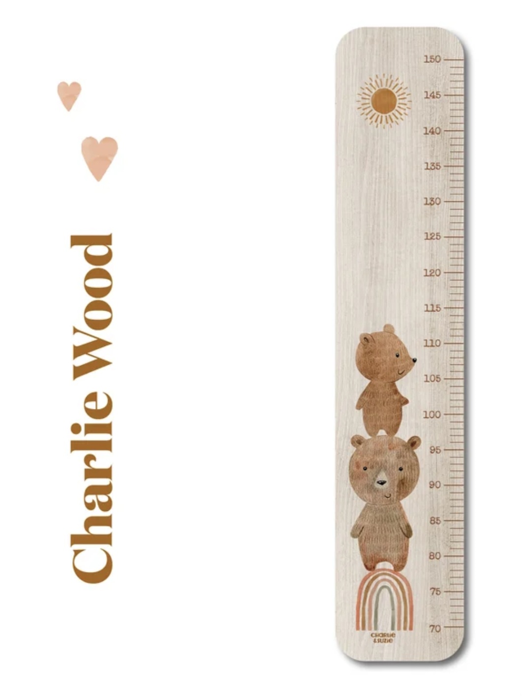 Toise en bois - Petit Ours 